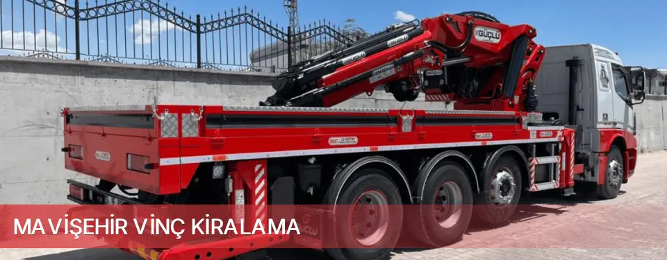Mavişehir İlçemi Vinç Kiralama